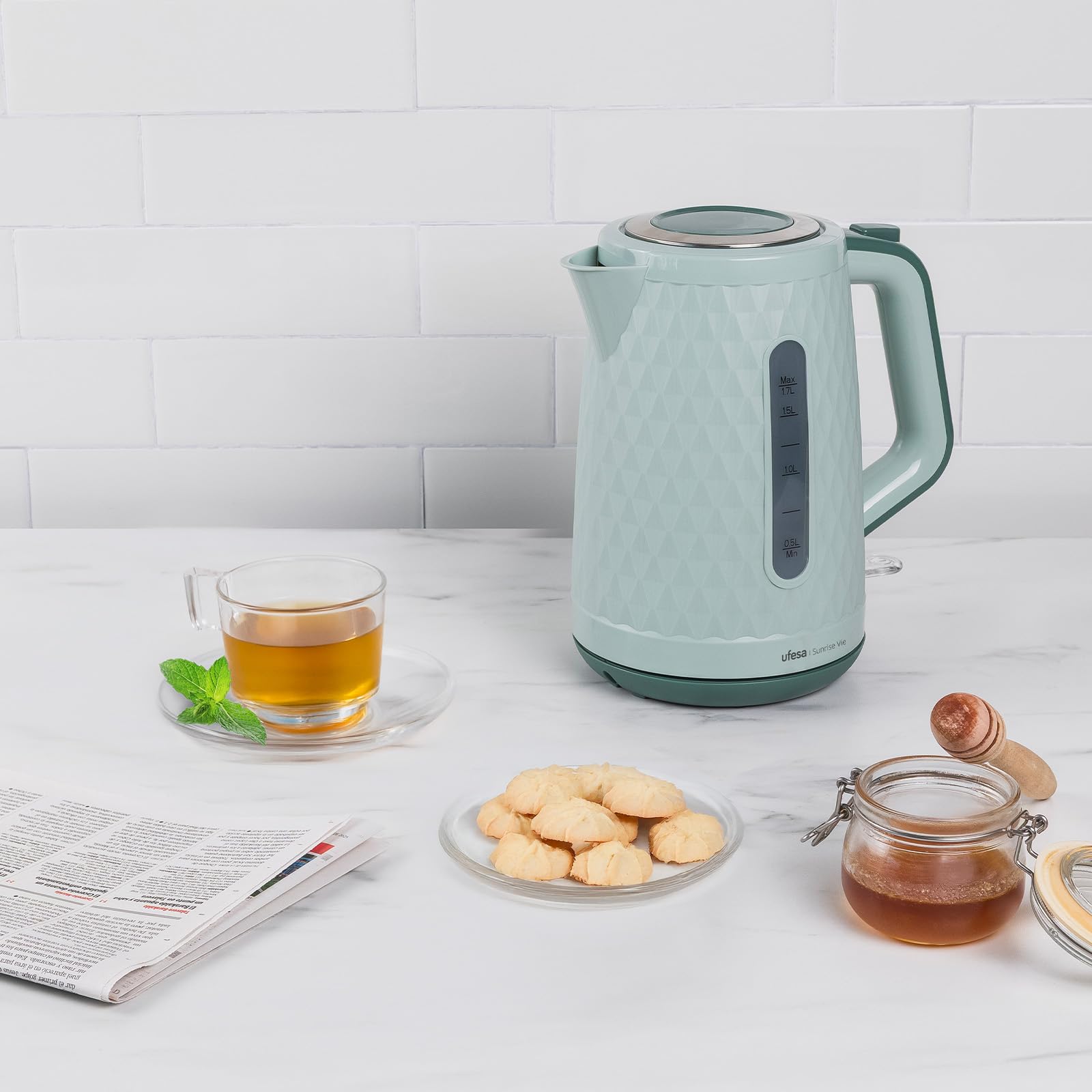 Ufesa Sunrise Vie Bollitore Verde 1,7 L 2200W