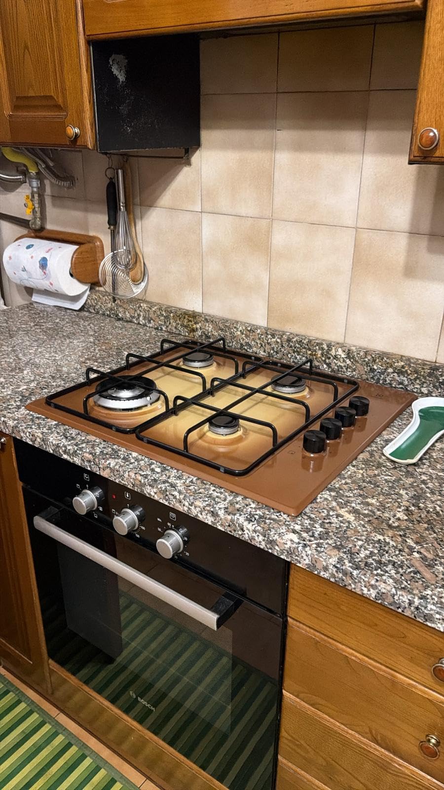 Electrolux EGS6414T piano cottura gas 60 cm ottone