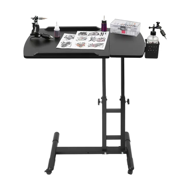TiryyDrela Carrello Tattoo con Ruote 64x40 cm Altezza Regolabile