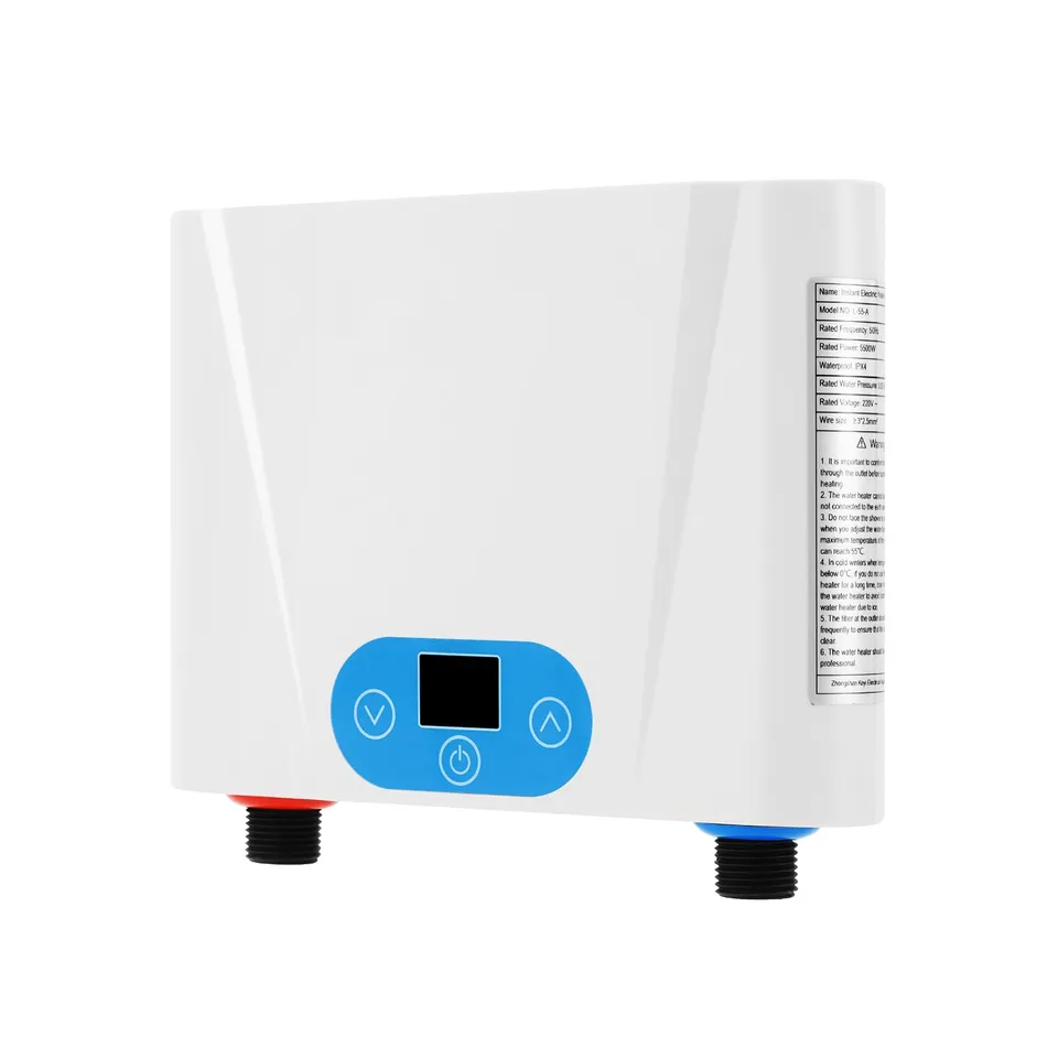 TiryyDrela Scaldabagno Istantaneo 5500W Touch 30-55°C