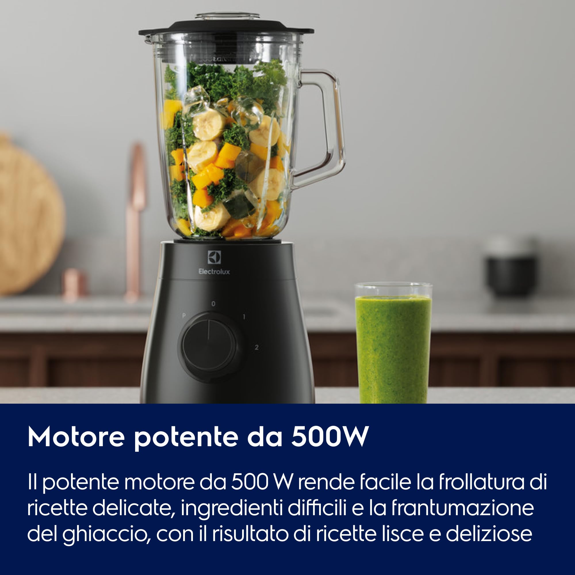 Electrolux Create 3 E3TB1-4GG Frullatore 1,5 L Nero 500W