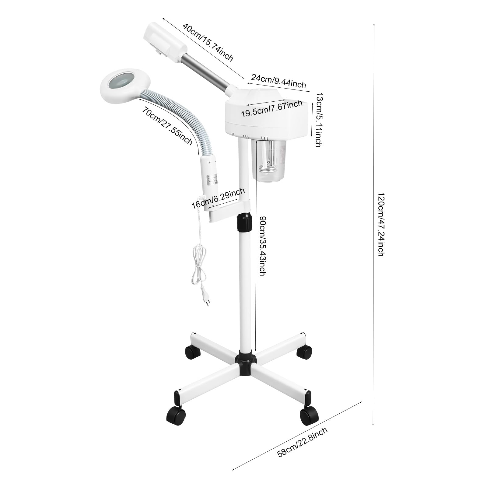 TiryyDrela Vapozone Viso 2in1 680 ml LED 800W