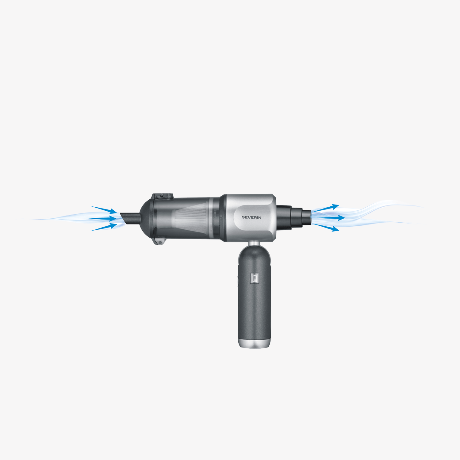 SEVERIN S-Power DuoBoost HV 7137 aspirapolvere a mano 3in1
