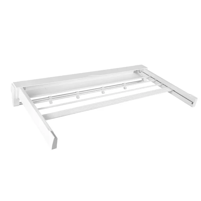 TiryyDrela Stendibiancheria Parete Retrattile Bianco 84x43 cm