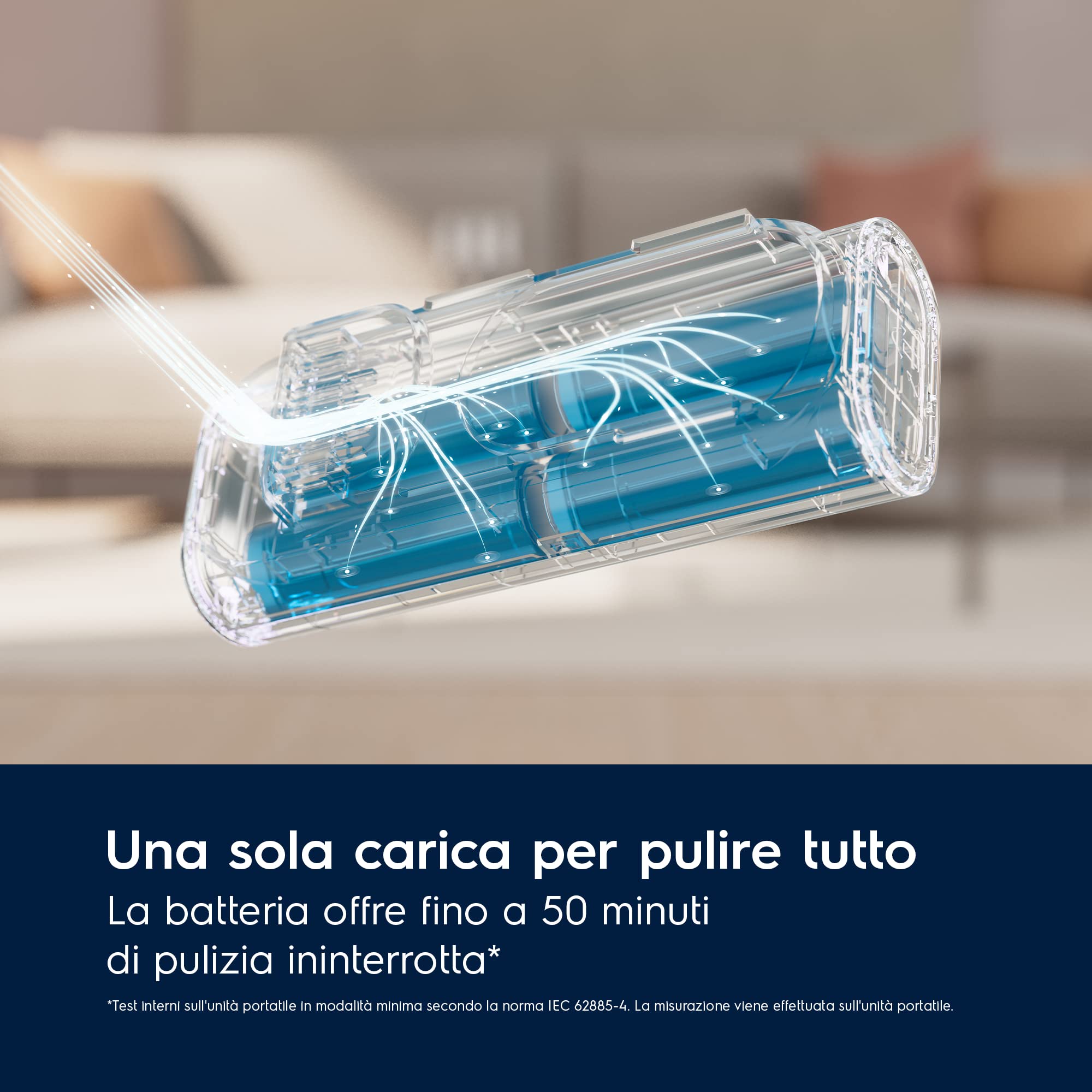 Electrolux Serie 700 EP71AB14UG scopa senza filo 50 min