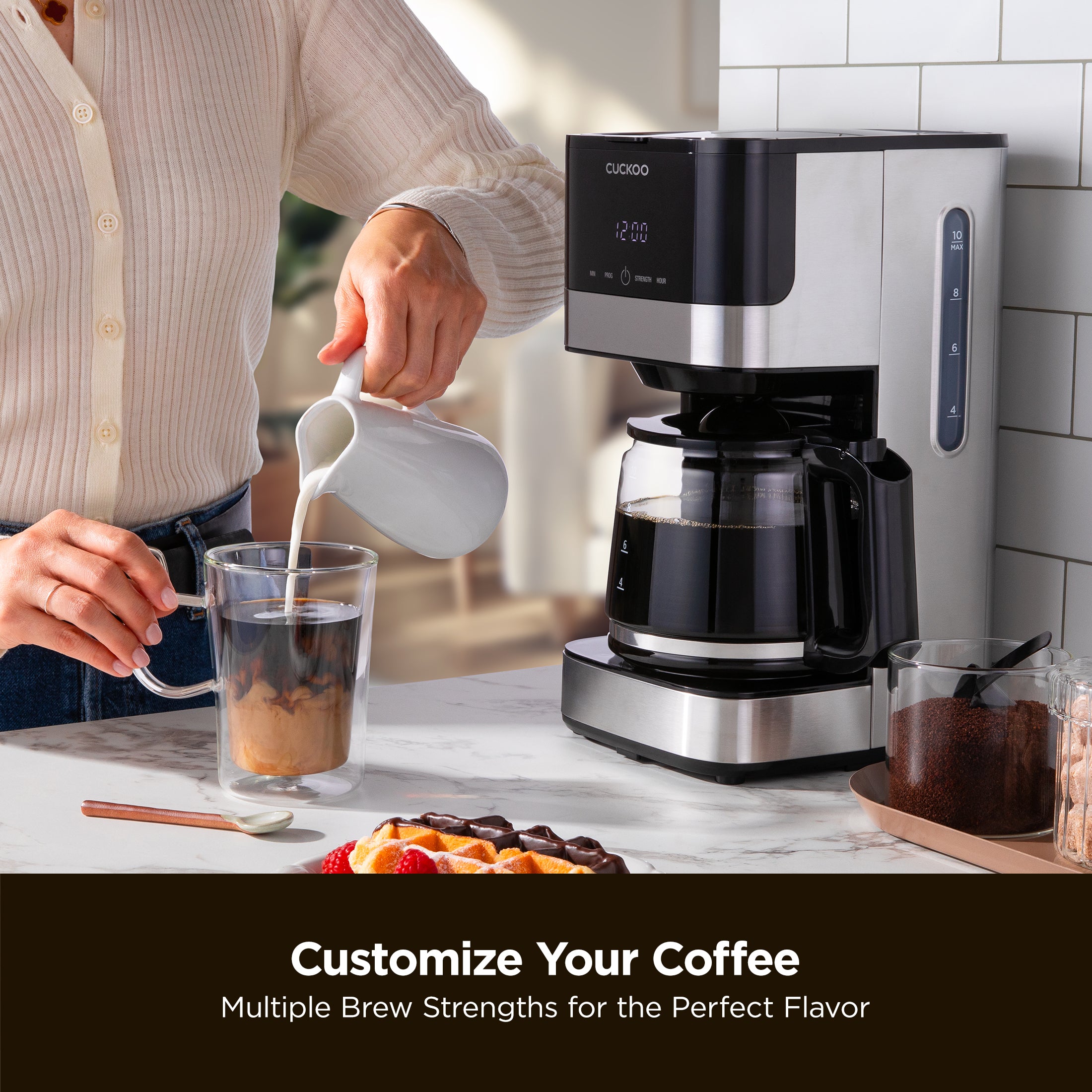 CUCKOO Classic CCM-BD011B Macchina Caffè Filtro 10 Tazze Nero