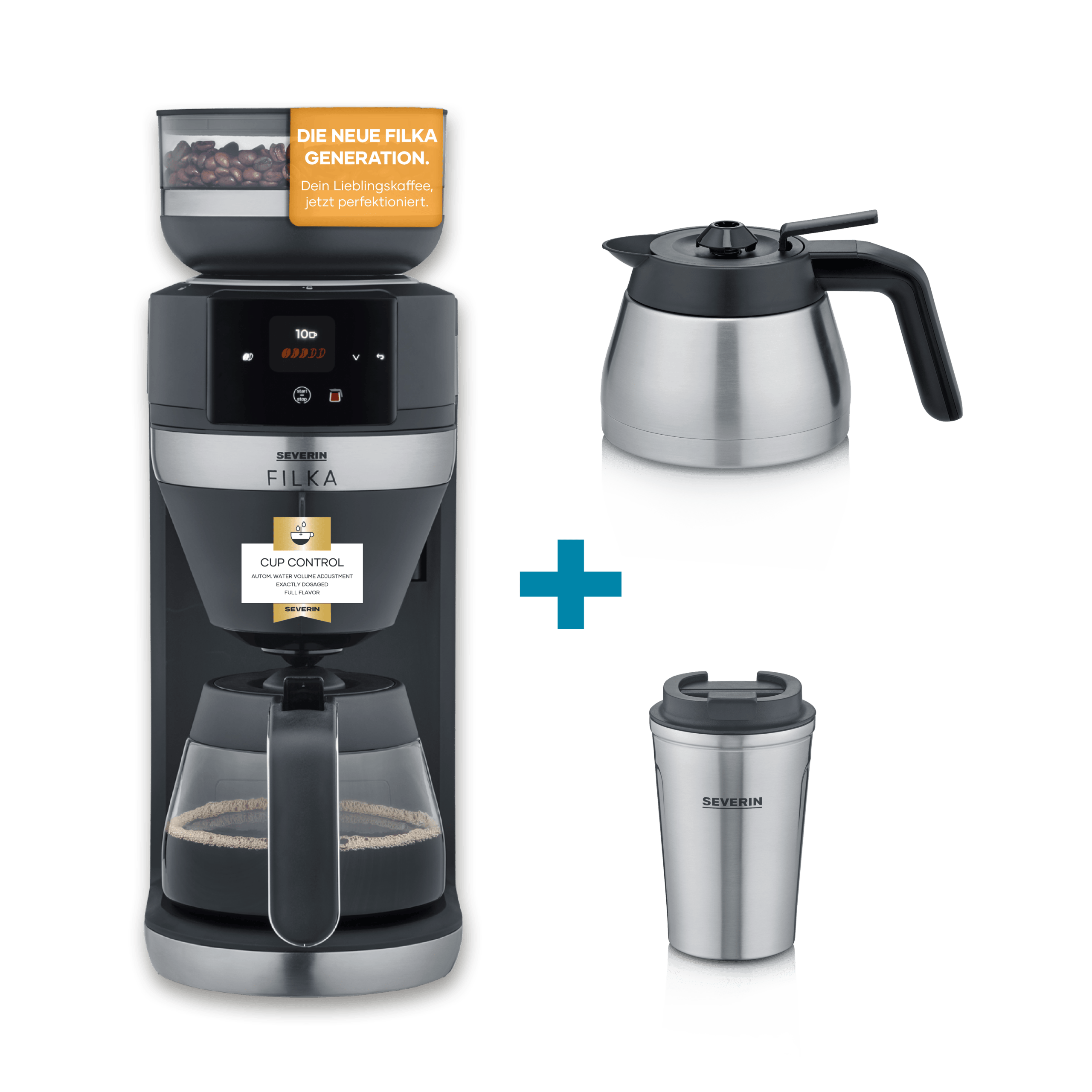 SEVO Filka 9397 macchina caffè filtro Super Bundle
