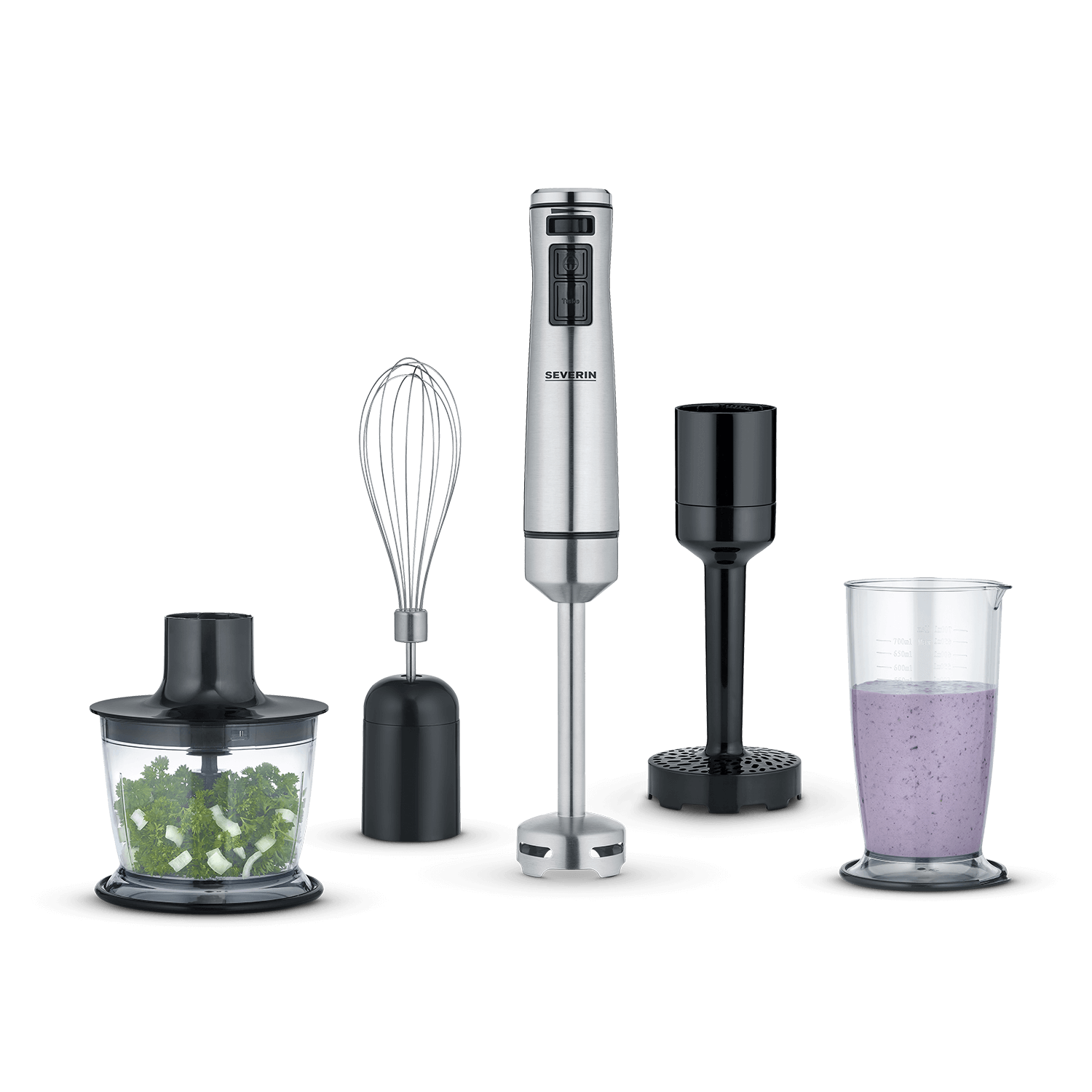 SEVERIN Frullatore a Immersione 1000 W Set Premium