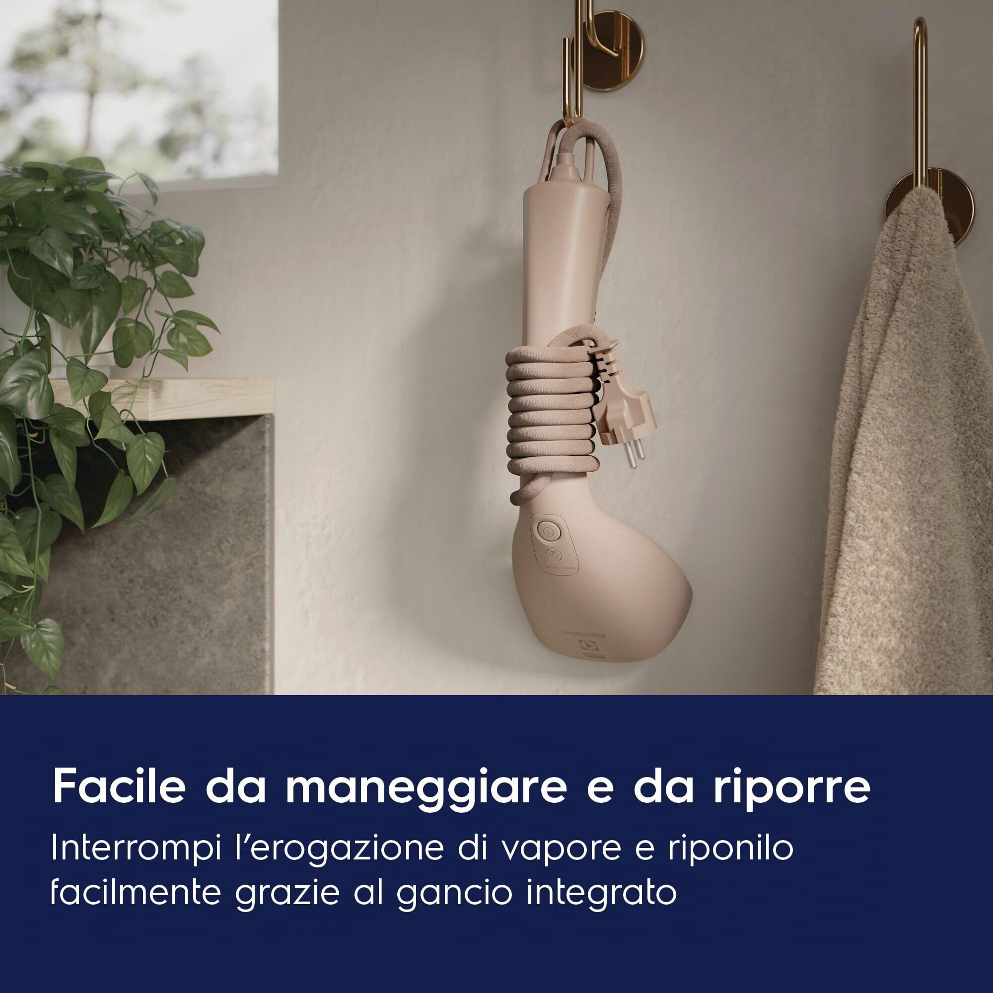 Electrolux E7HS2-8WB Ferro Stiro Vapore Noce Beige 1600 W