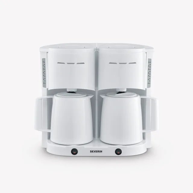 SEVO Duo caffettiera a filtro con 2 caraffe termiche 8 tazze