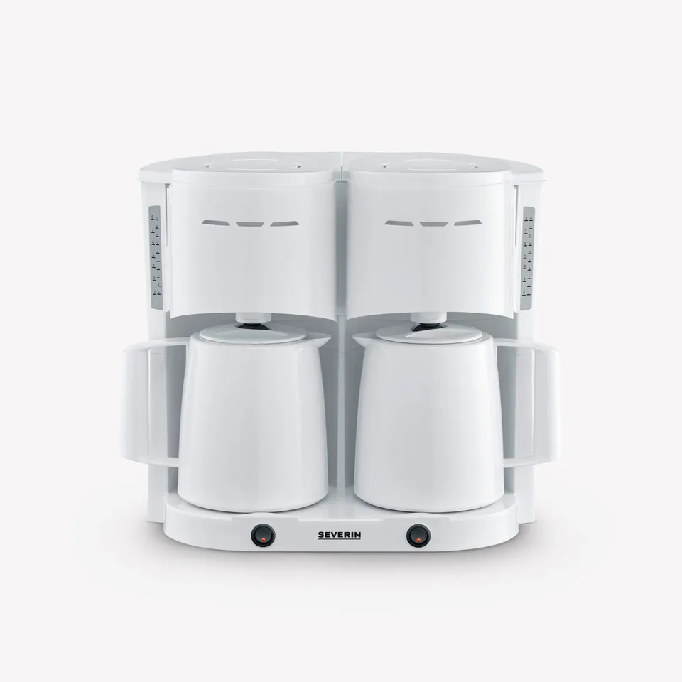 SEVO Duo caffettiera a filtro con 2 caraffe termiche 8 tazze