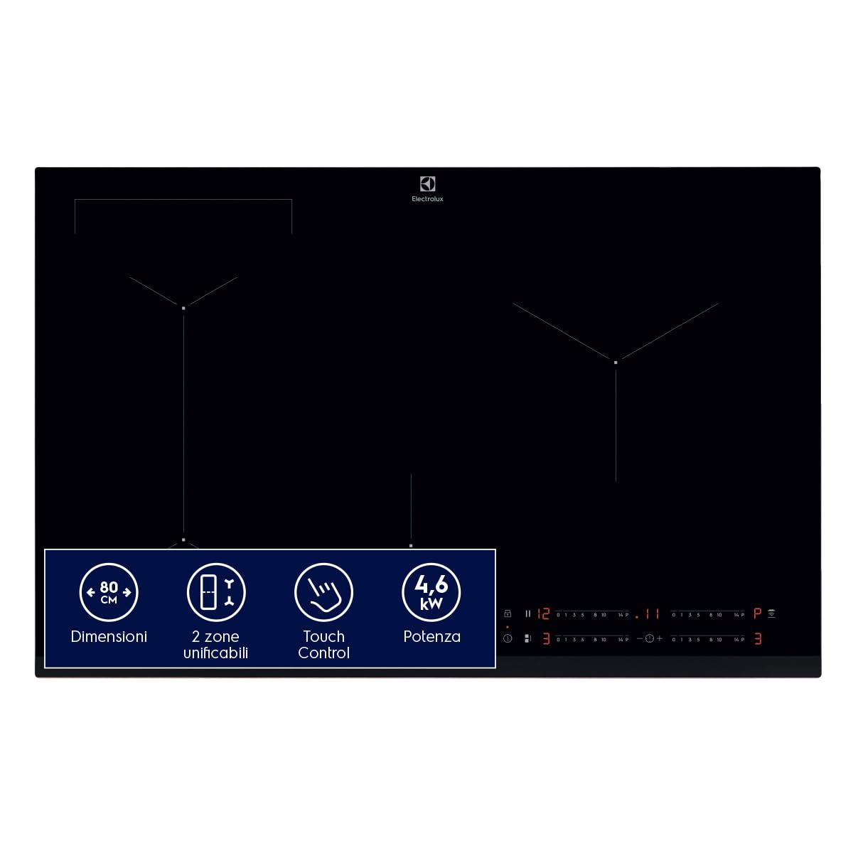 Electrolux Serie 700 EIS62449C piano cottura induzione 60 cm 4 fuochi