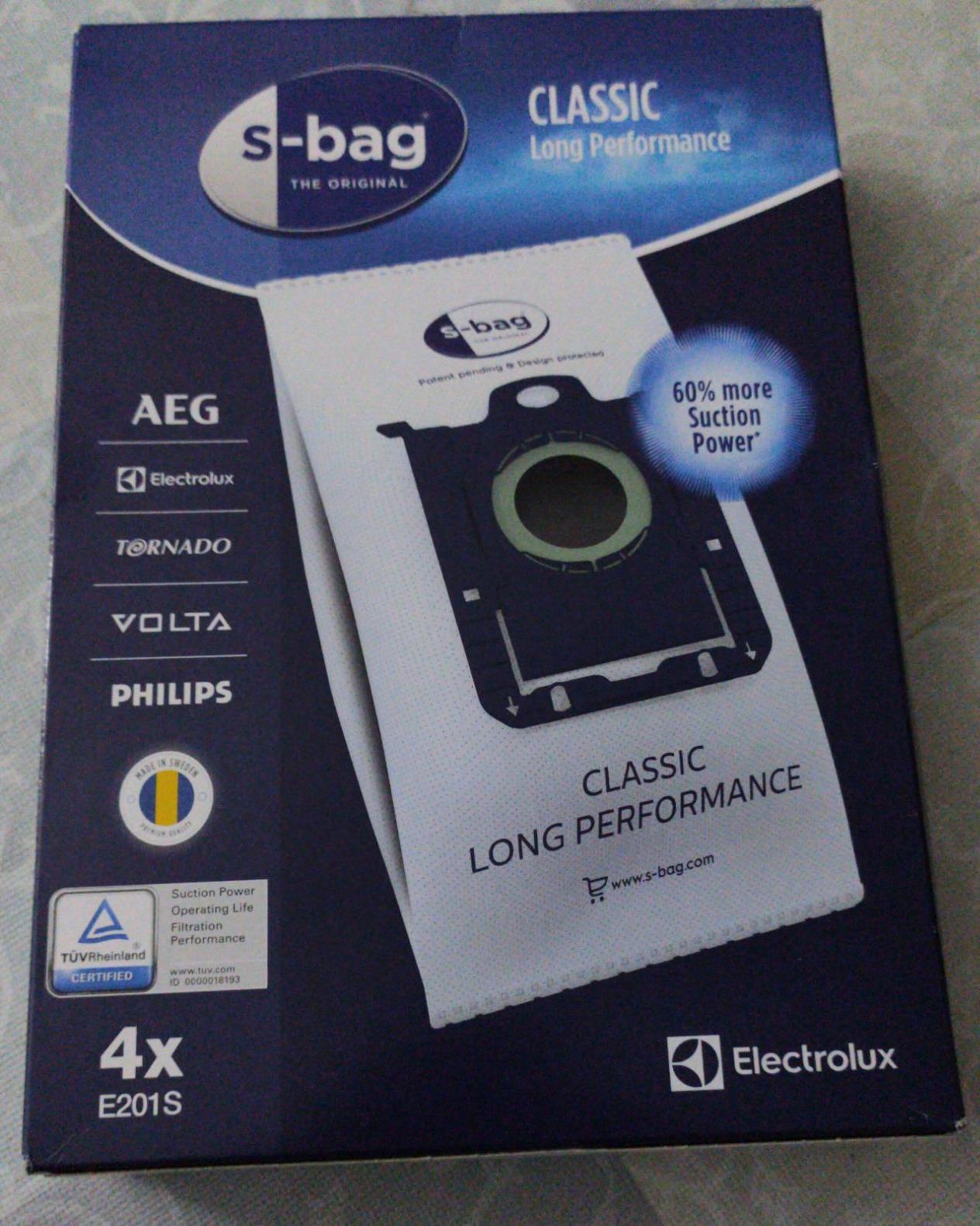 Electrolux S-Bag Long Performance sacchetti 4 pezzi