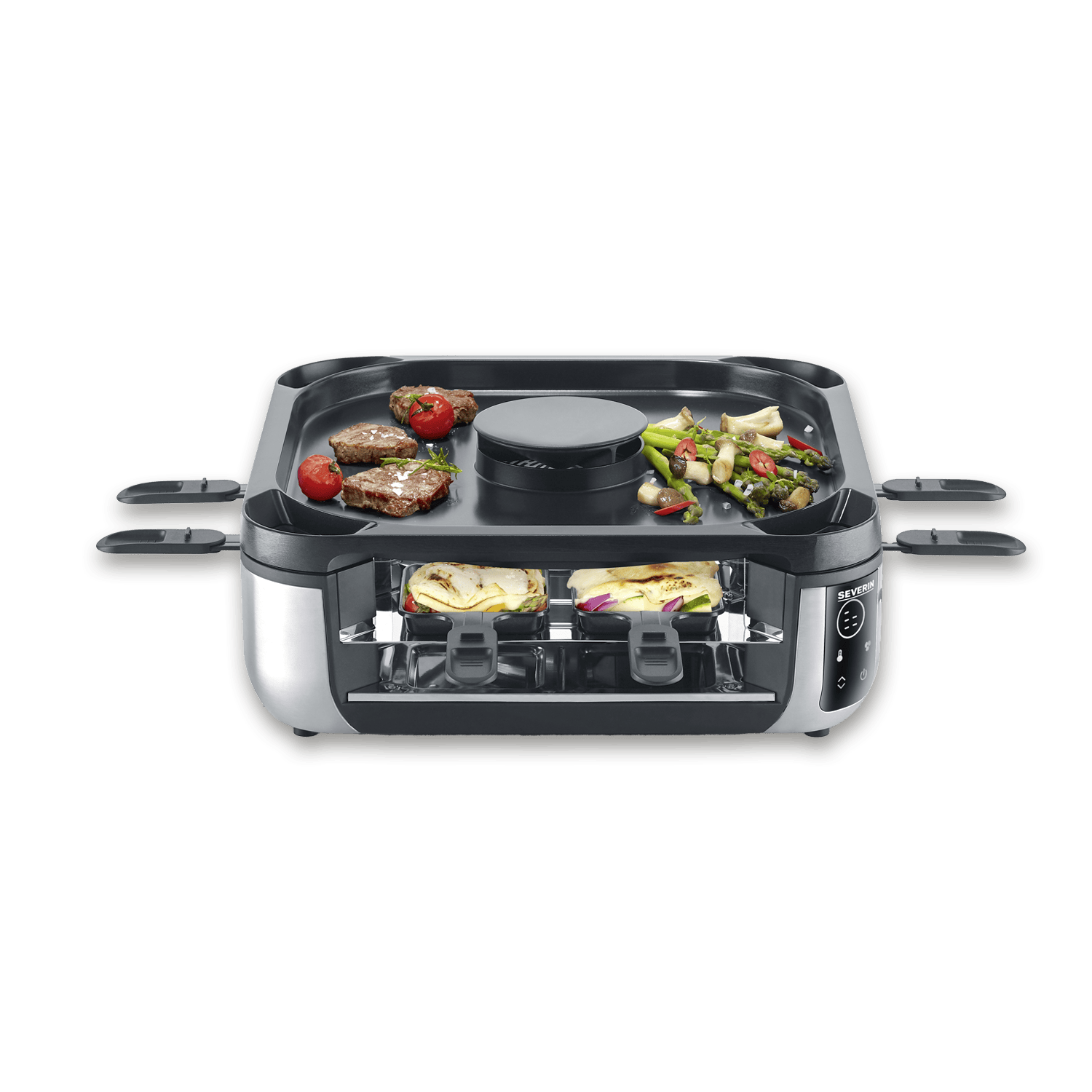 Severin Sevento RG 2379 Raclette 8 Padelle Antifumo