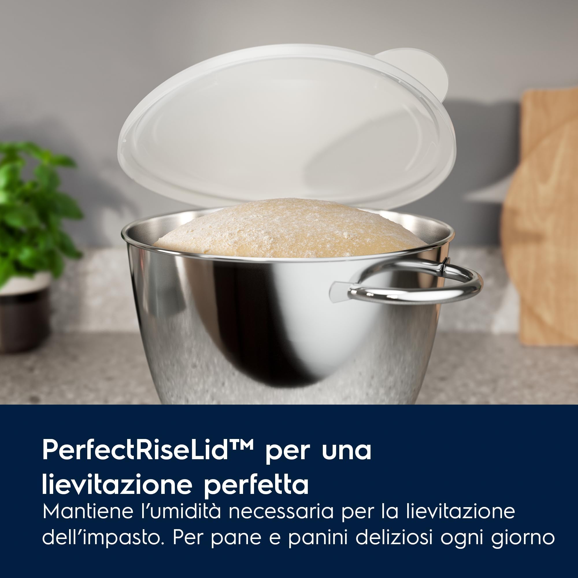 Electrolux E6KM1-4BPT impastatrice planetaria nero 1200W 6L