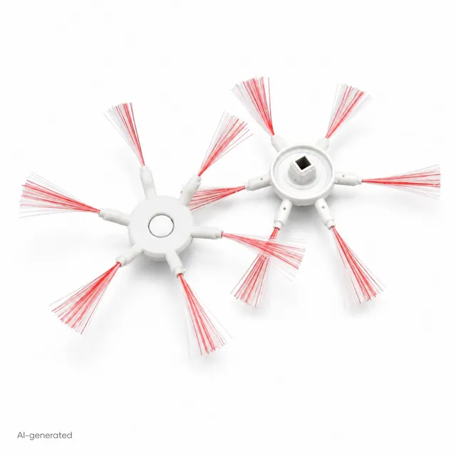 SEVERIN set 4 spazzole rotonde ricambio 10007025000 pulizia veloce