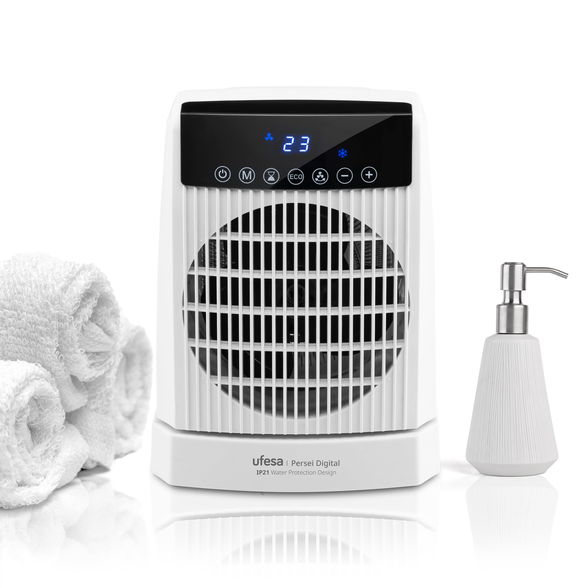 Ufesa Persei termoventilatore elettrico 2000 W IP21 oscillante