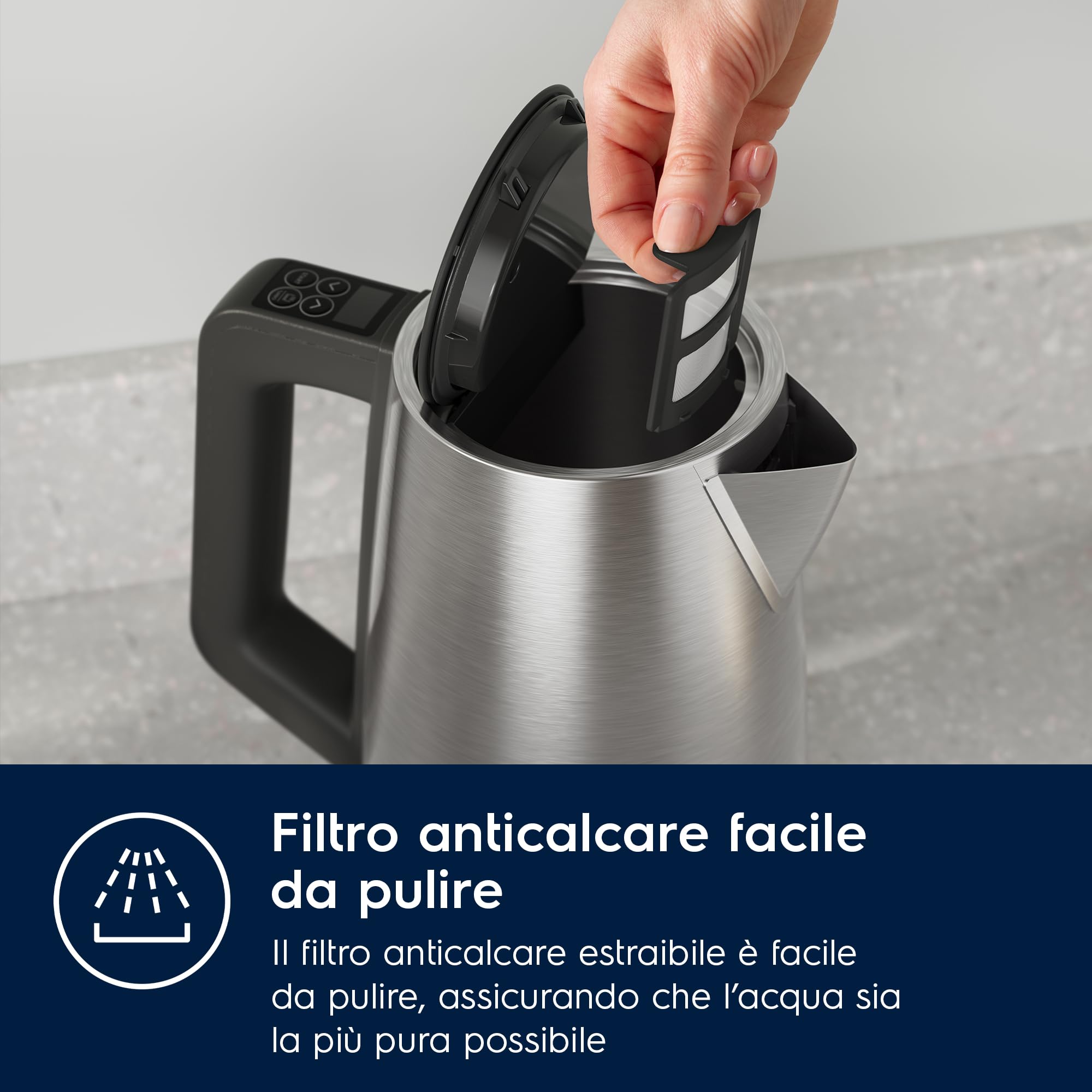 Electrolux E5K1-6ST bollitore elettrico Inox 1,7 L