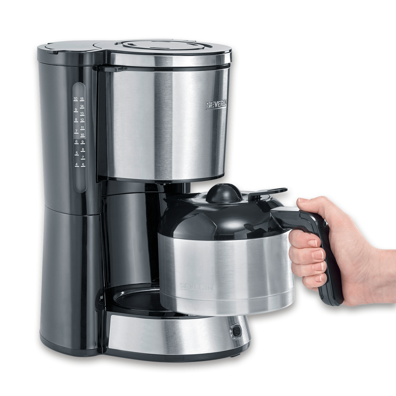 SEVO Macchina Caffè Filtro Compatta 4 Tazze