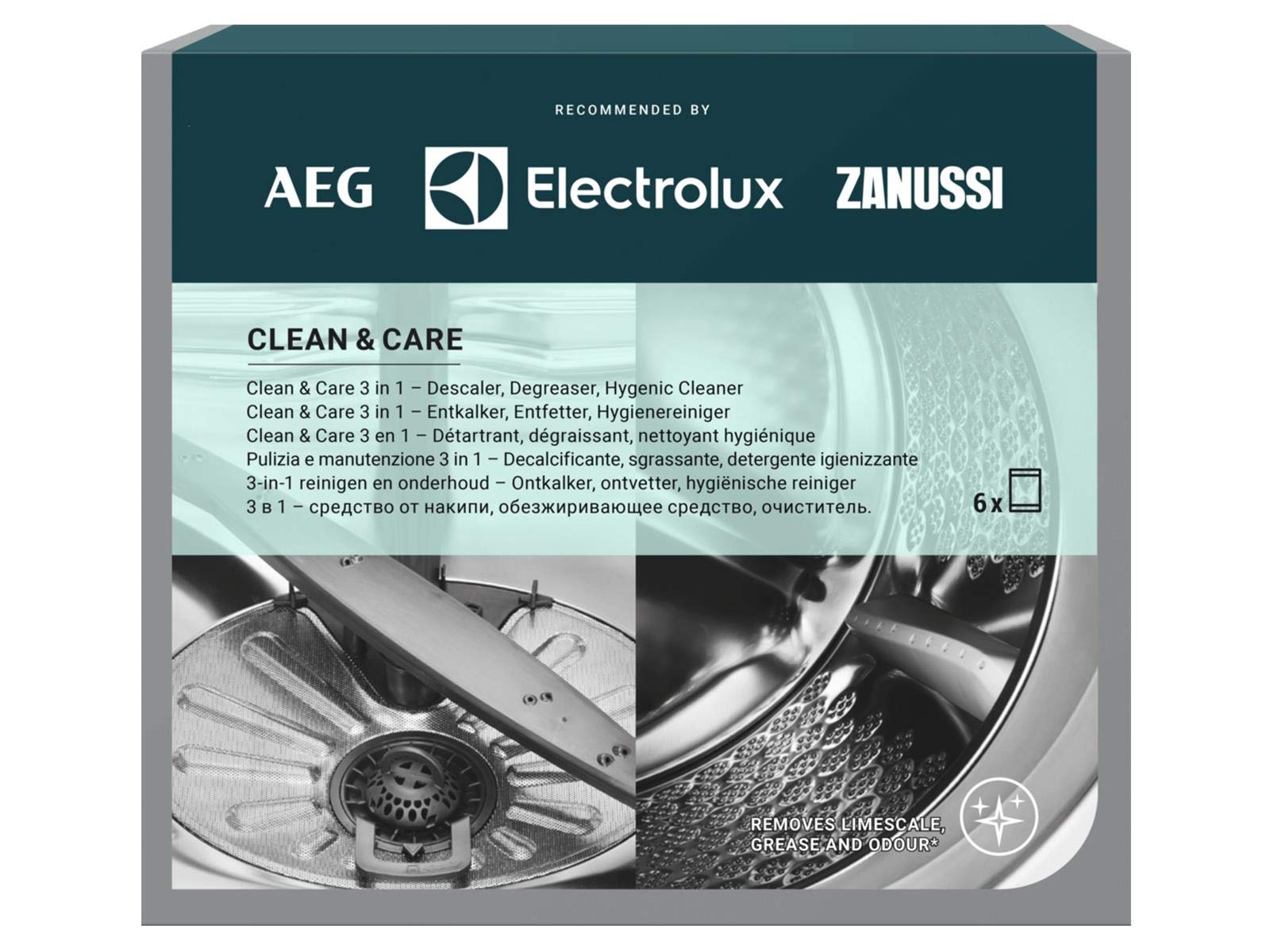 Electrolux 902979919 pulitore lavatrice 12 bustine 3 in 1