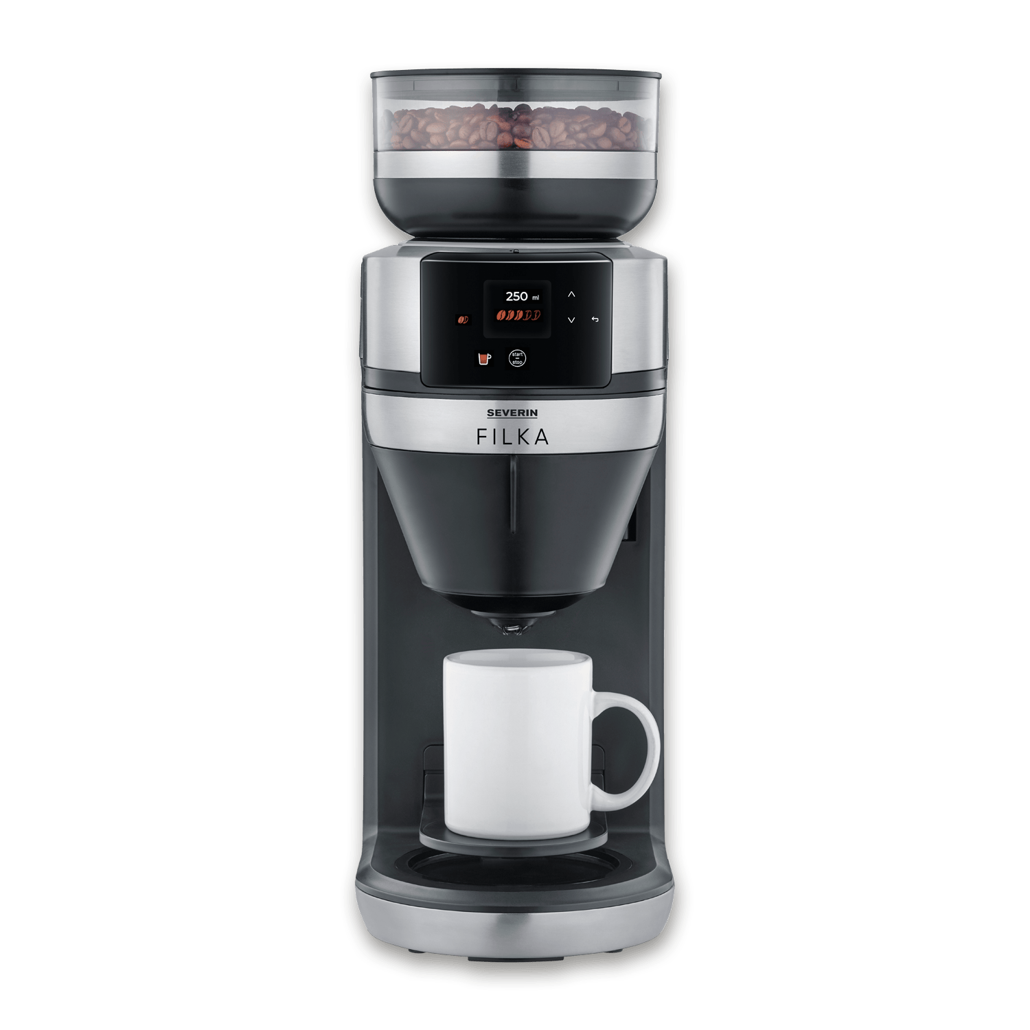 SEVO Filka KA 4852 macchina caffè filtro vetro