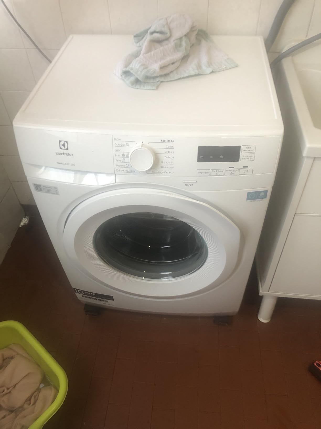 Electrolux Serie 500 EW5F8W lavatrice 8 kg bianca