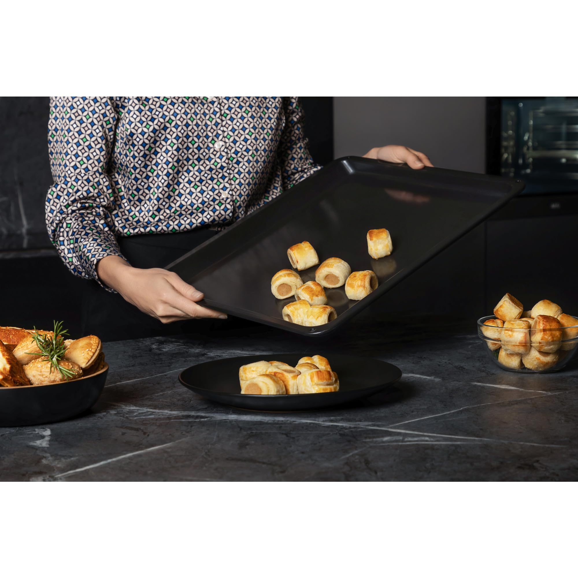 Electrolux M9OOEC01 Teglia Forno Profonda 40 mm Nera Ceramica