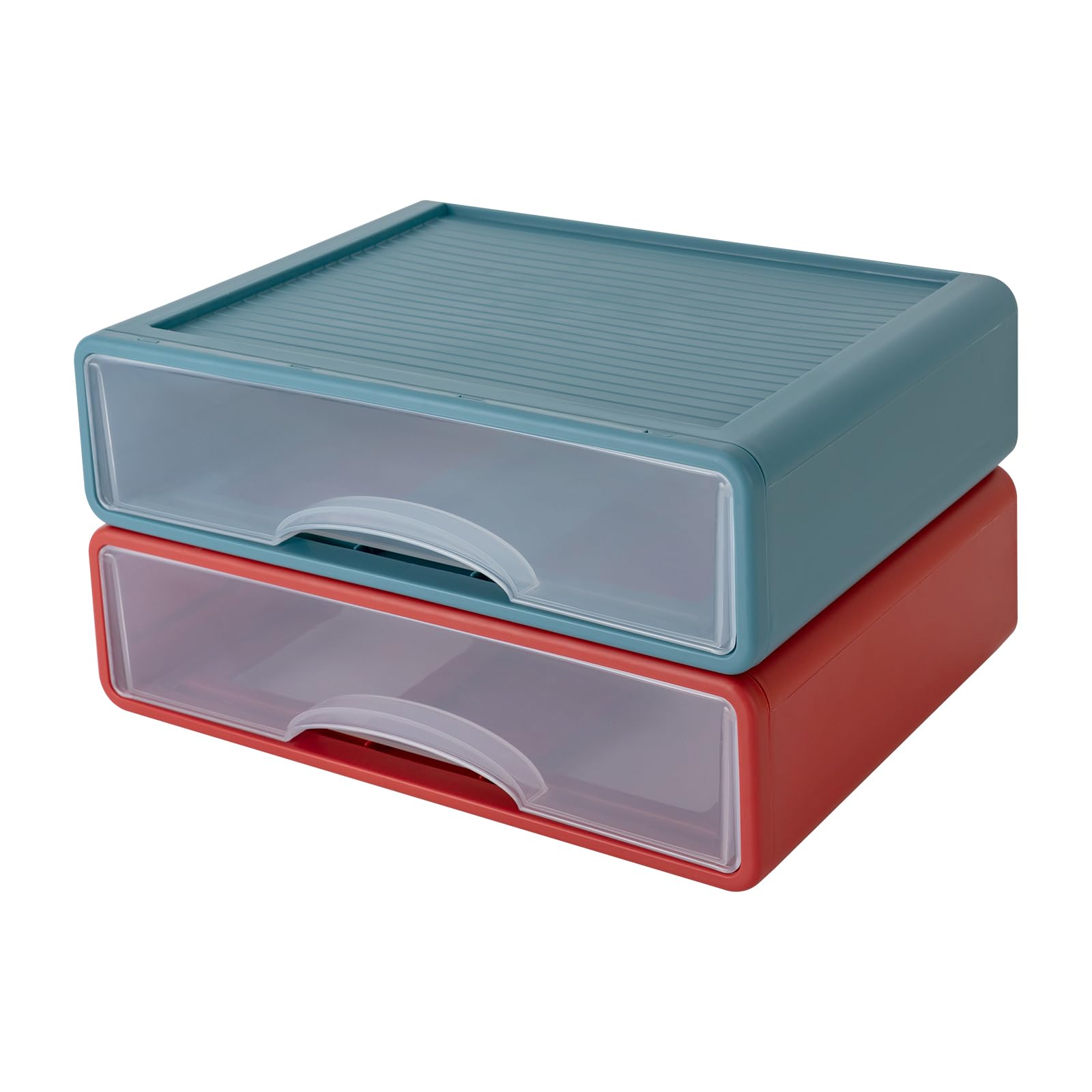 TiryyDrela Cassettiera Plastica 6 Cassetti 34x25x33 cm Traslucida