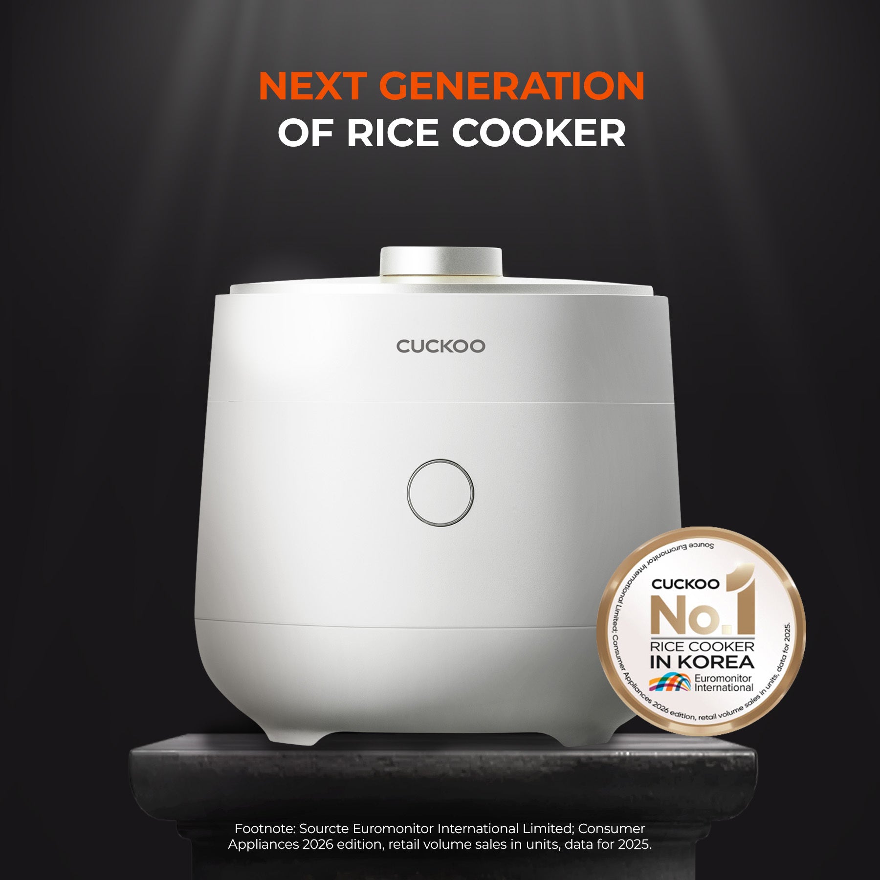 Cuckoo CRP-OHTR0609FW Cuociriso IH 6 Tazze Doppia Pressione