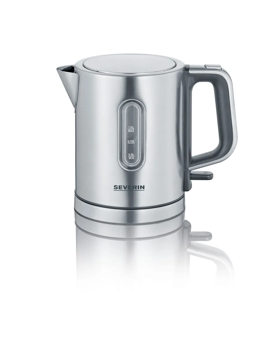 SEVERIN bollitore elettrico acciaio inox base 360° per te e infusi