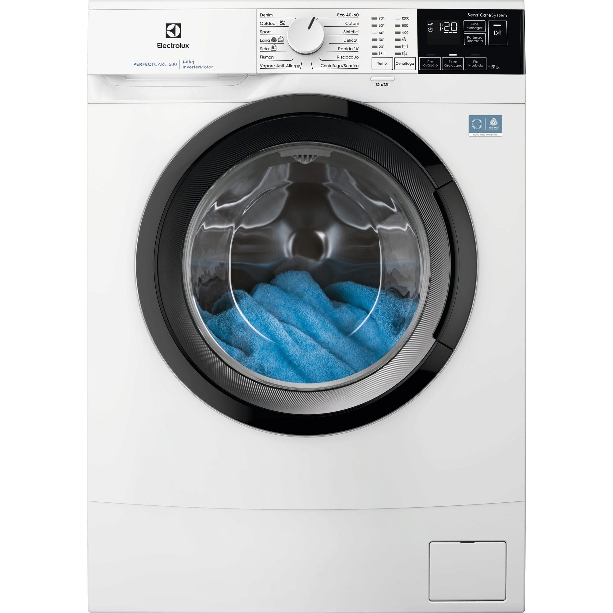 Electrolux Serie 600 EW6S517A Lavatrice 7 Kg Slim SensiCare
