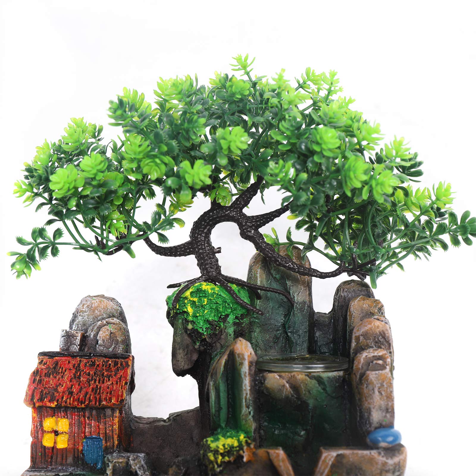 TiryyDrela Fontana da Tavolo Zen LED 27x20x16 cm