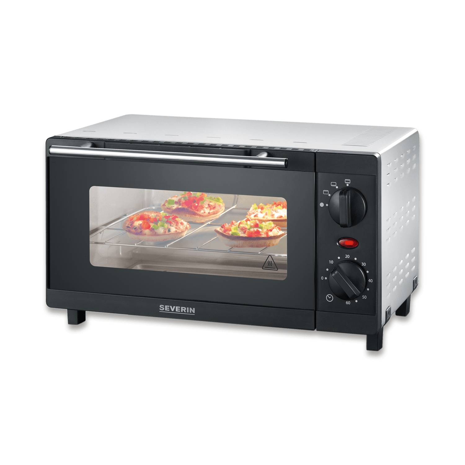 SEVO mini forno elettrico compatto timer 60 minuti