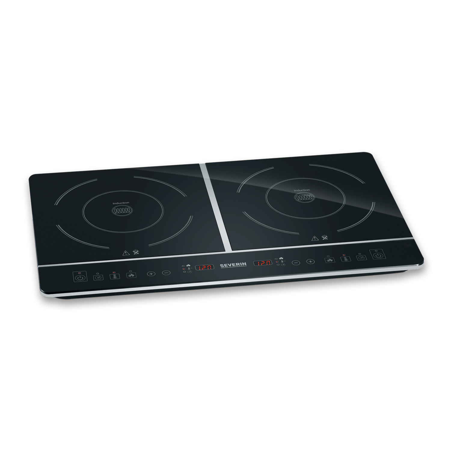 SEVO Piastra induzione doppia vetroceramica timer 180 min