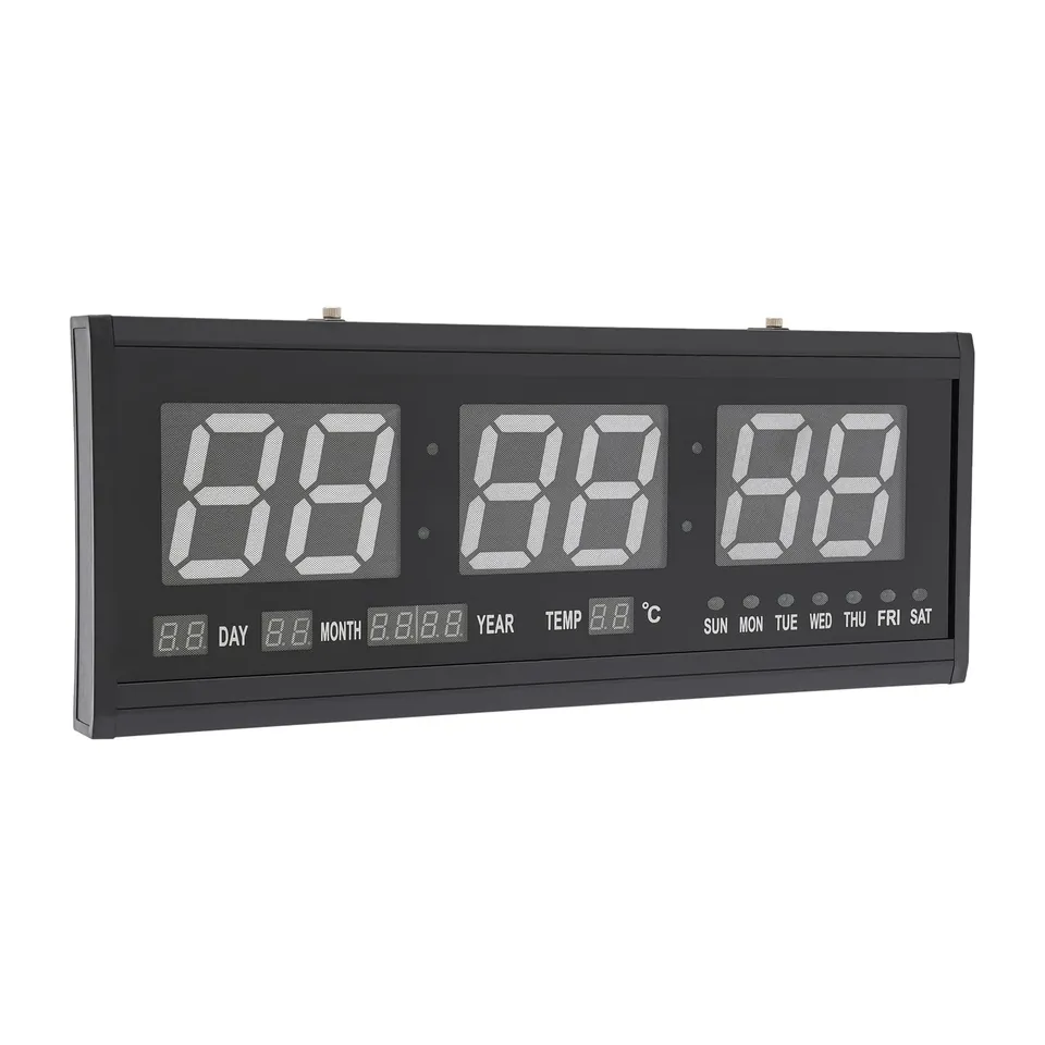 TiryyDrela Orologio Parete Digitale LED Data Temperatura