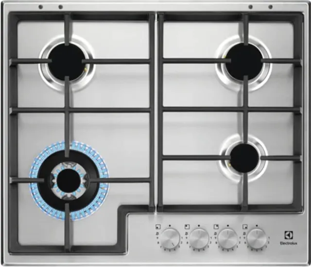 Electrolux EGS64362X piano cottura gas 4 fuochi 60 cm inox