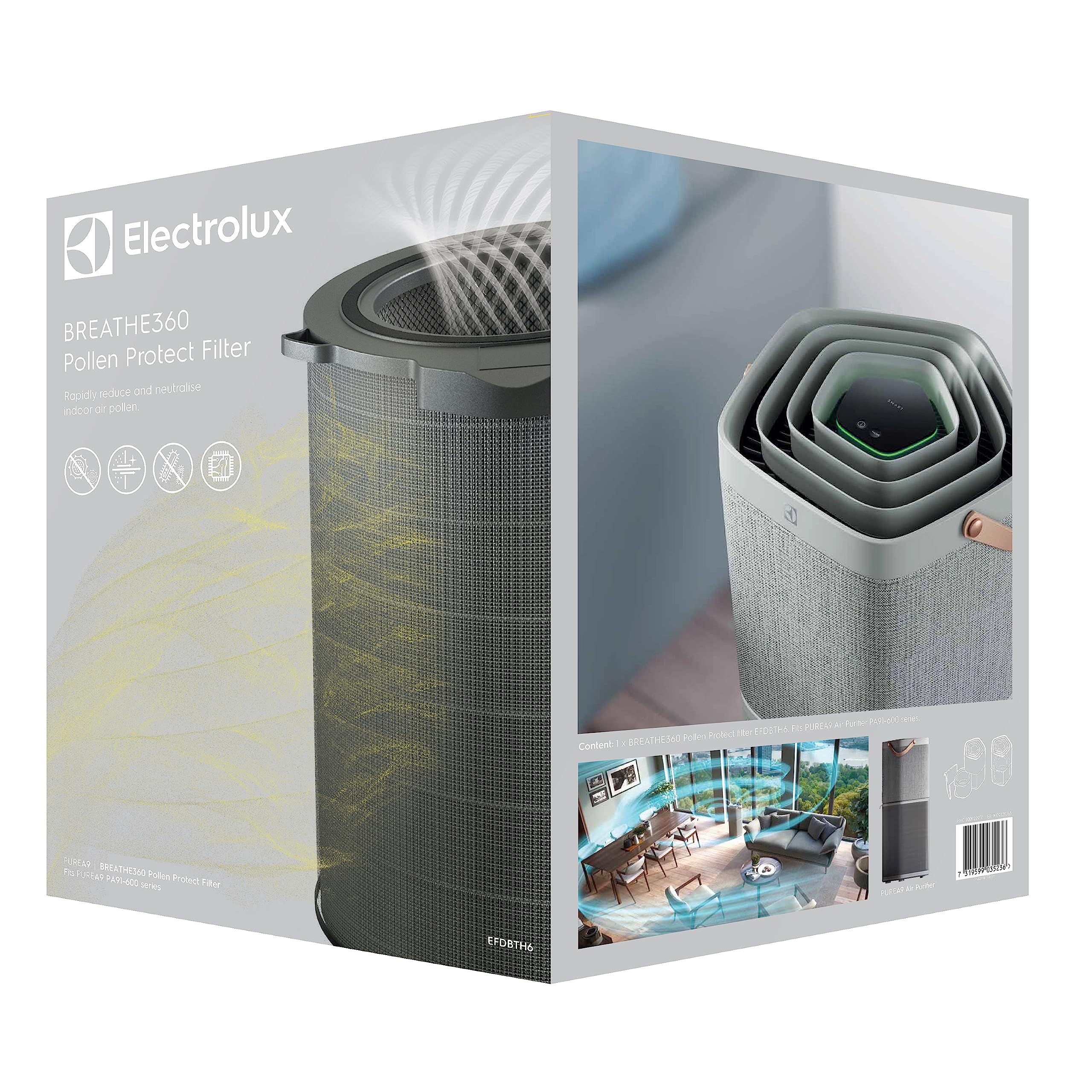 Electrolux Breathe360 EFDBTH6 filtro antipolline