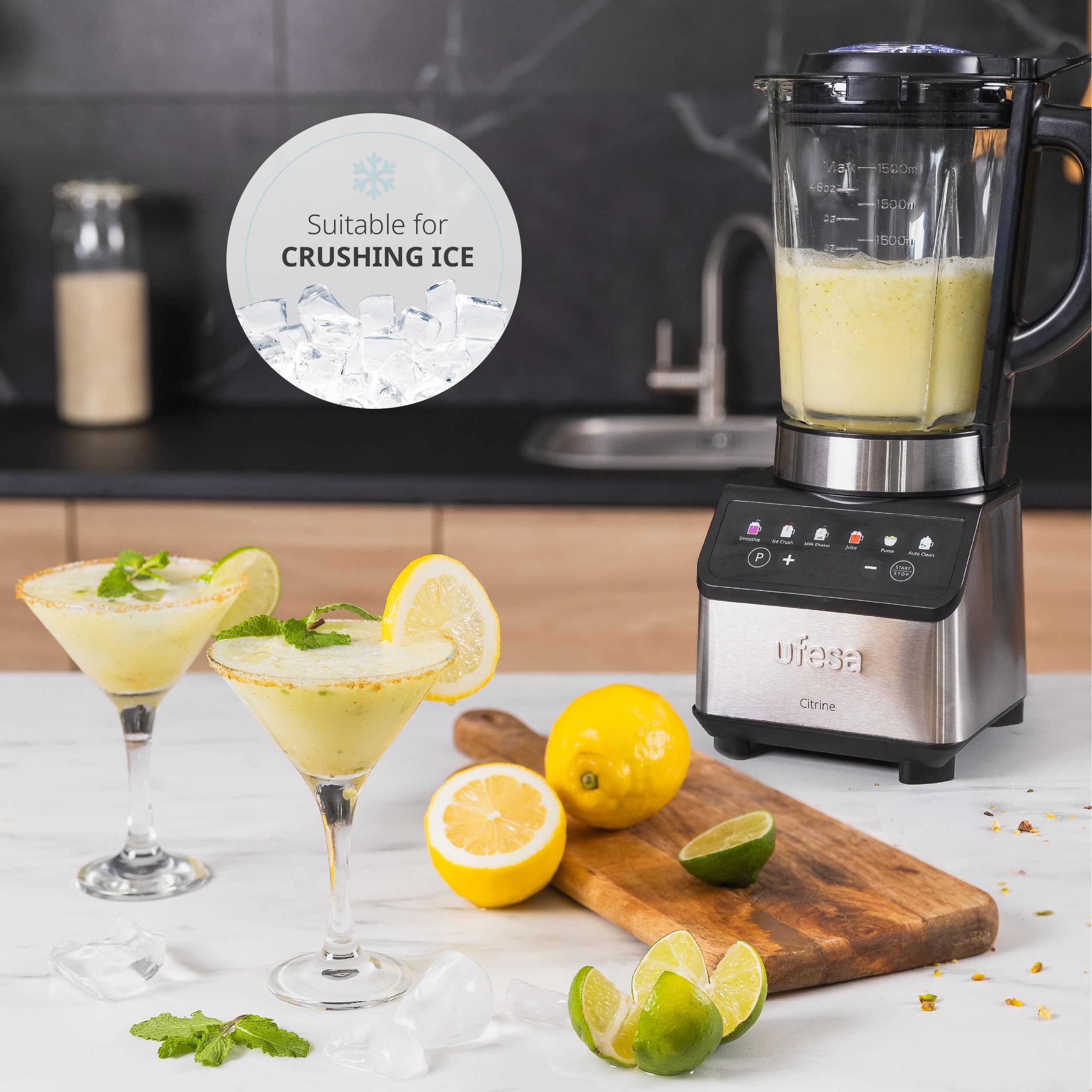 Ufesa Citrine Digital frullatore 1,5L 1200W vetro