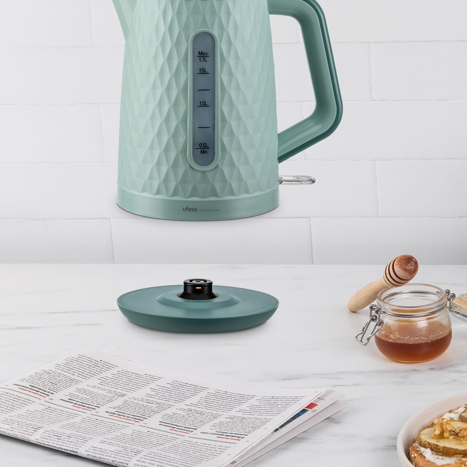 Ufesa Sunrise Vie Bollitore Verde 1,7 L 2200W