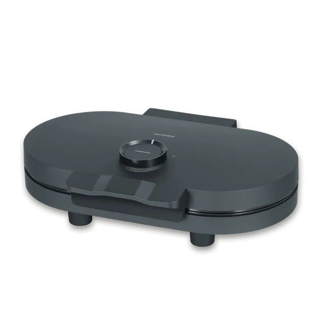 SEVERIN Black Line Piastra Waffle Doppia antiaderente