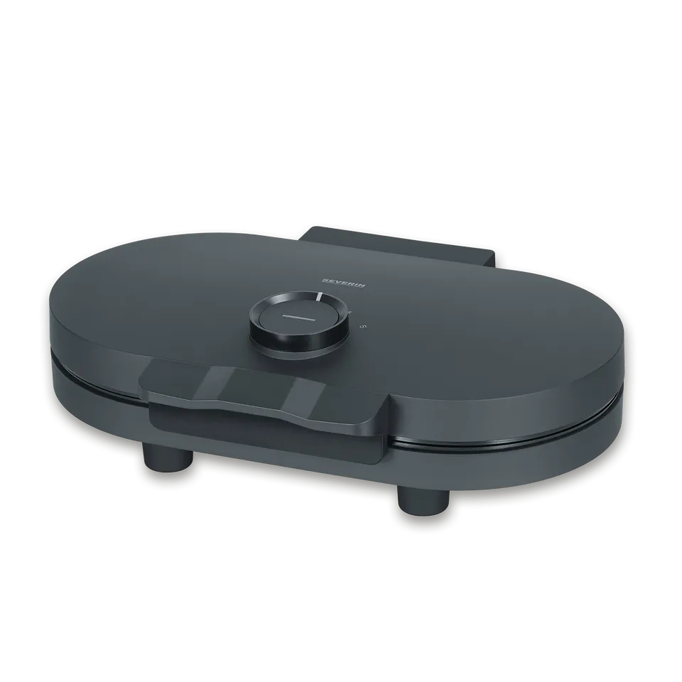 SEVERIN Black Line Piastra Waffle Doppia antiaderente