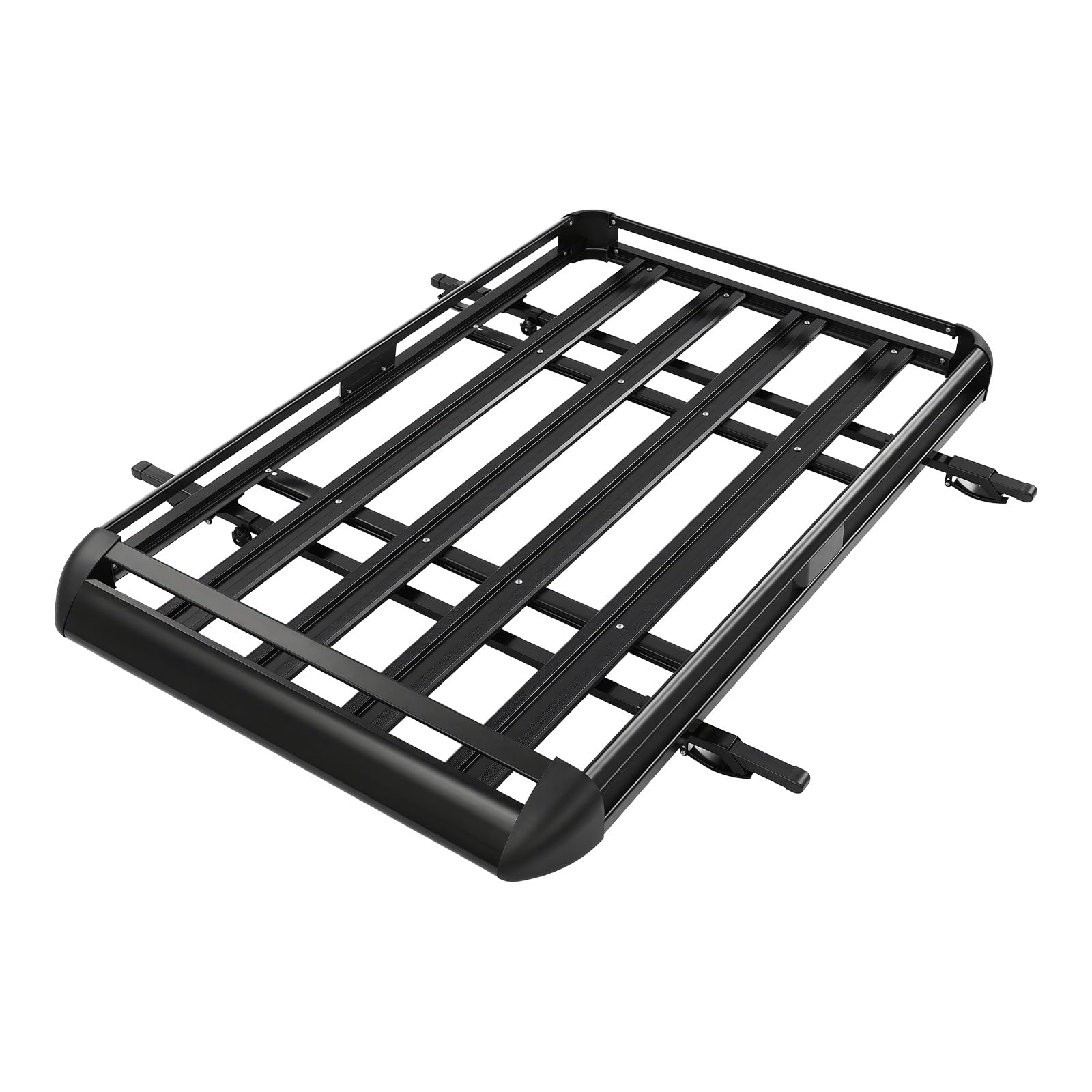 TiryyDrela Portapacchi da Tetto 150 kg Regolabile 100-135 cm Acciaio
