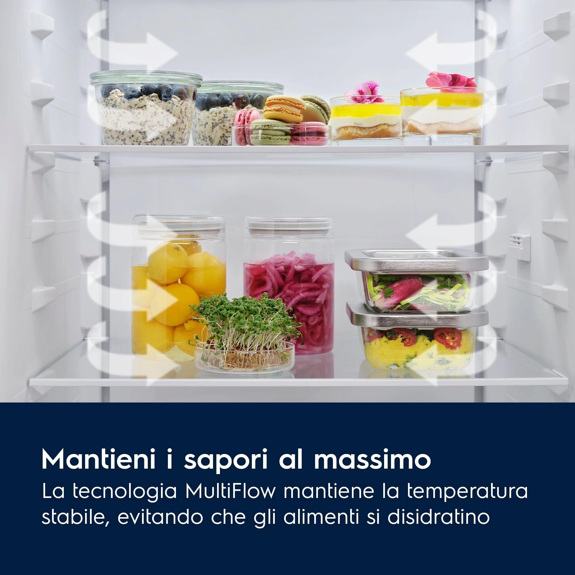 Electrolux ENA7CD19S frigo combinato incasso 269 L No Frost