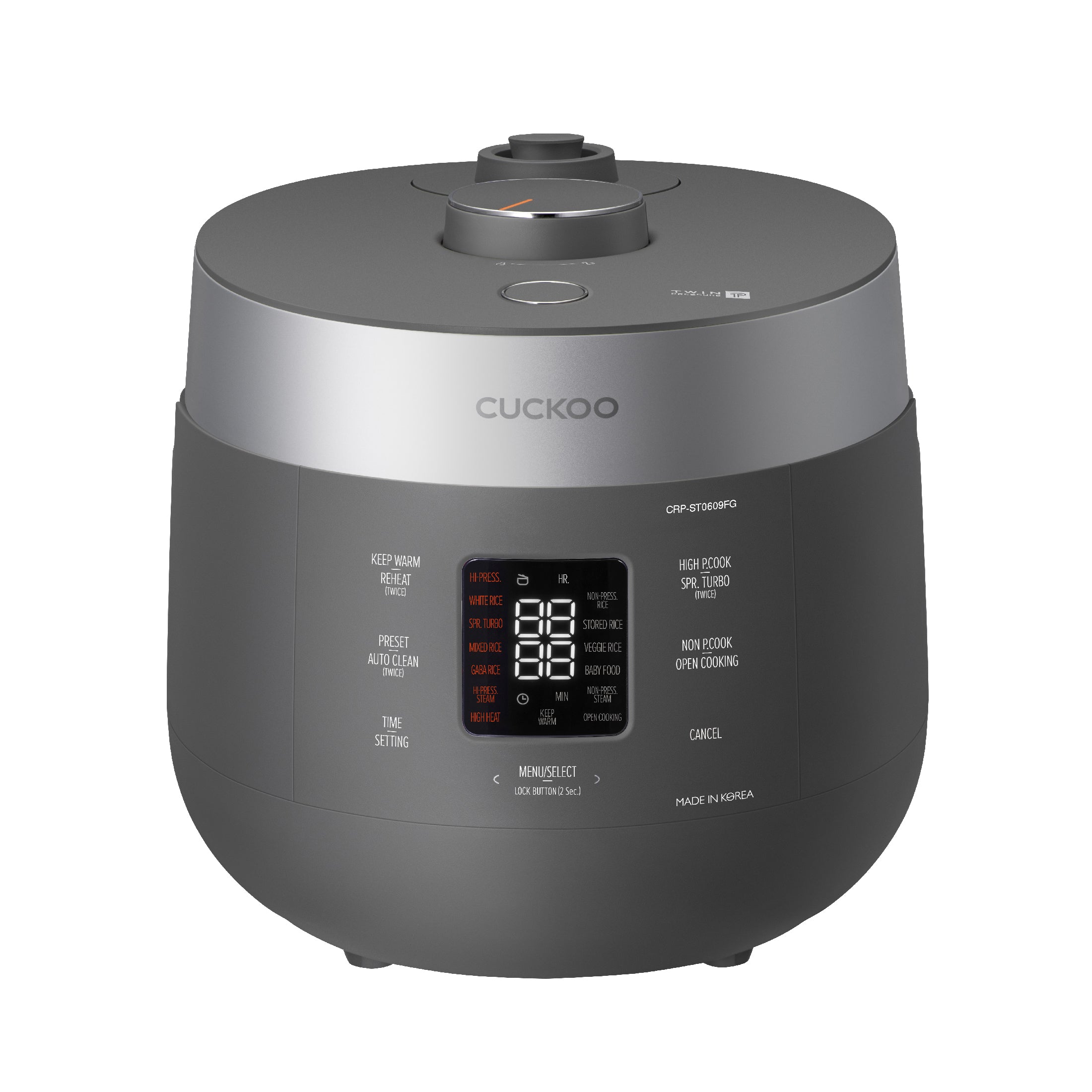 CUCKOO CRP-ST0609F cuociriso elettrico 6 tazze doppia pressione