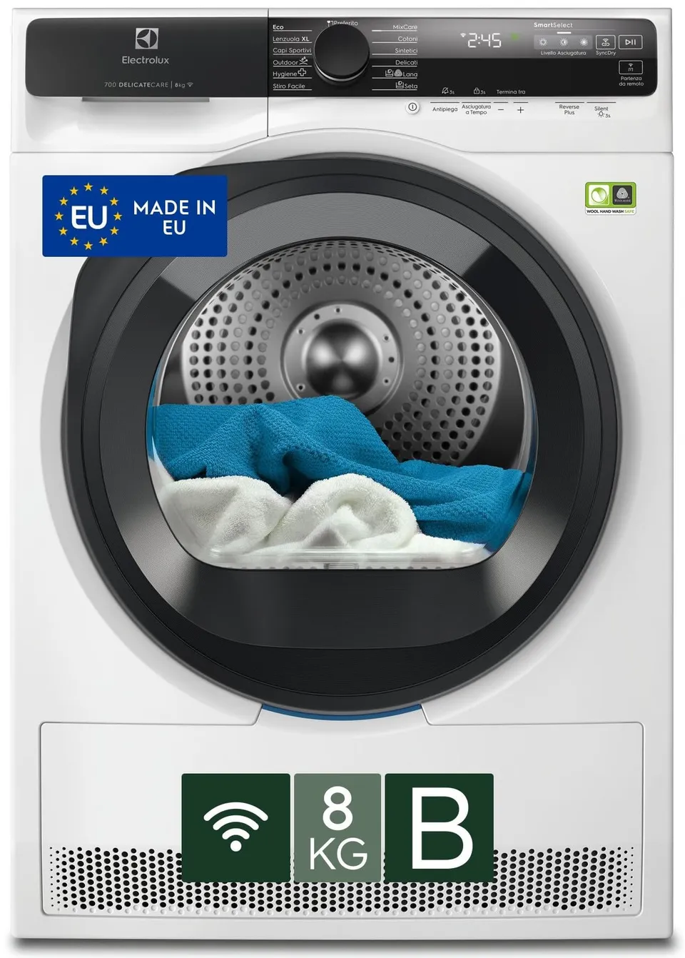 Electrolux Serie 700 EW7H58GY asciugatrice 8 kg classe B