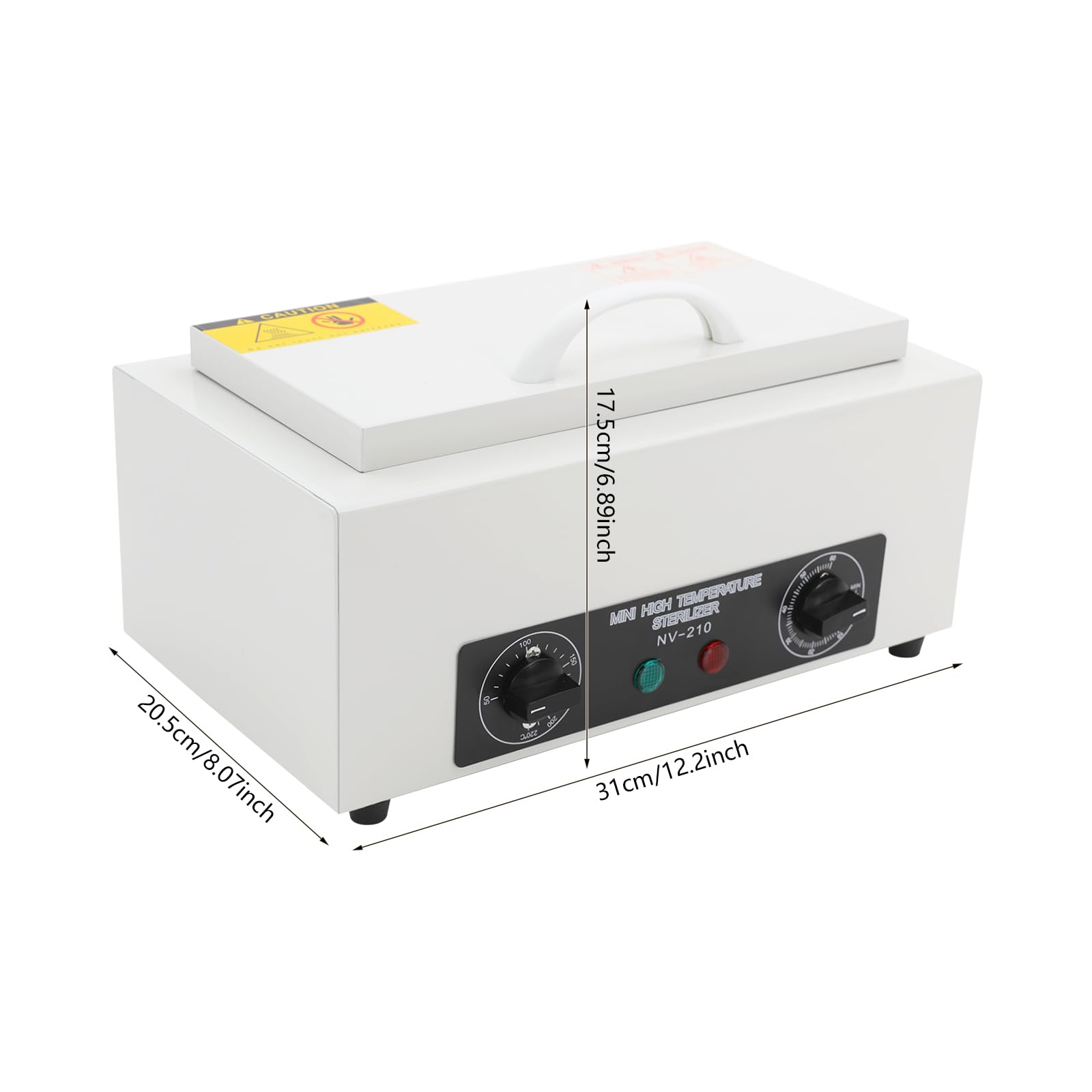 TiryyDrela sterilizzatore strumenti manicure 2 L 220°C