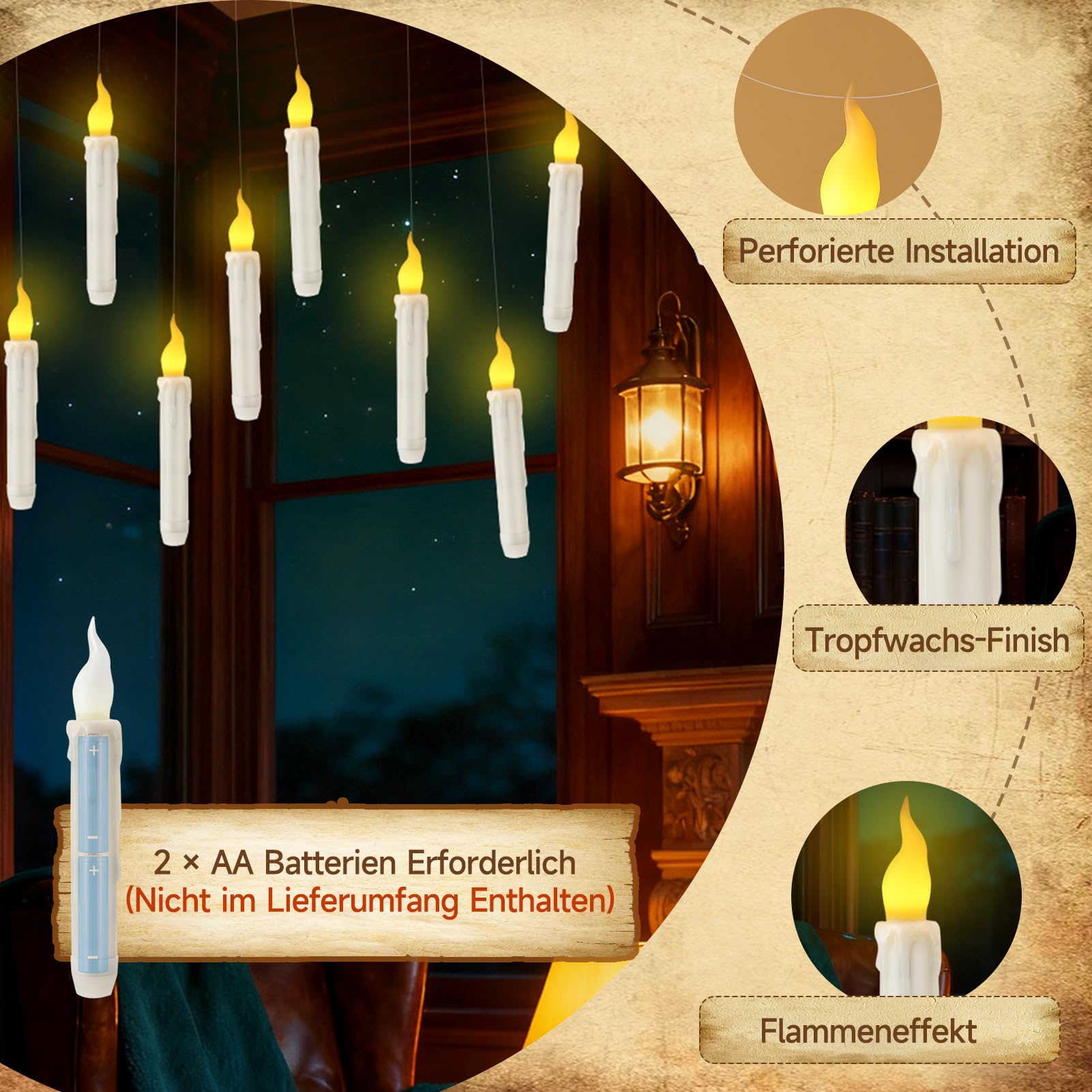 WOWDSGN candele LED galleggianti 12 pezzi telecomando