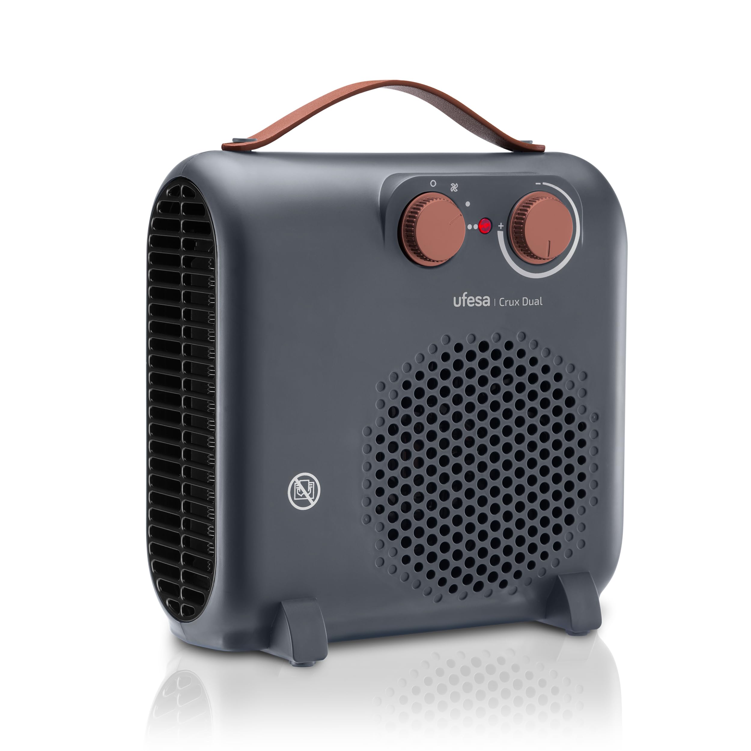 Ufesa Persei termoventilatore 2000W rosso bagno IPX1