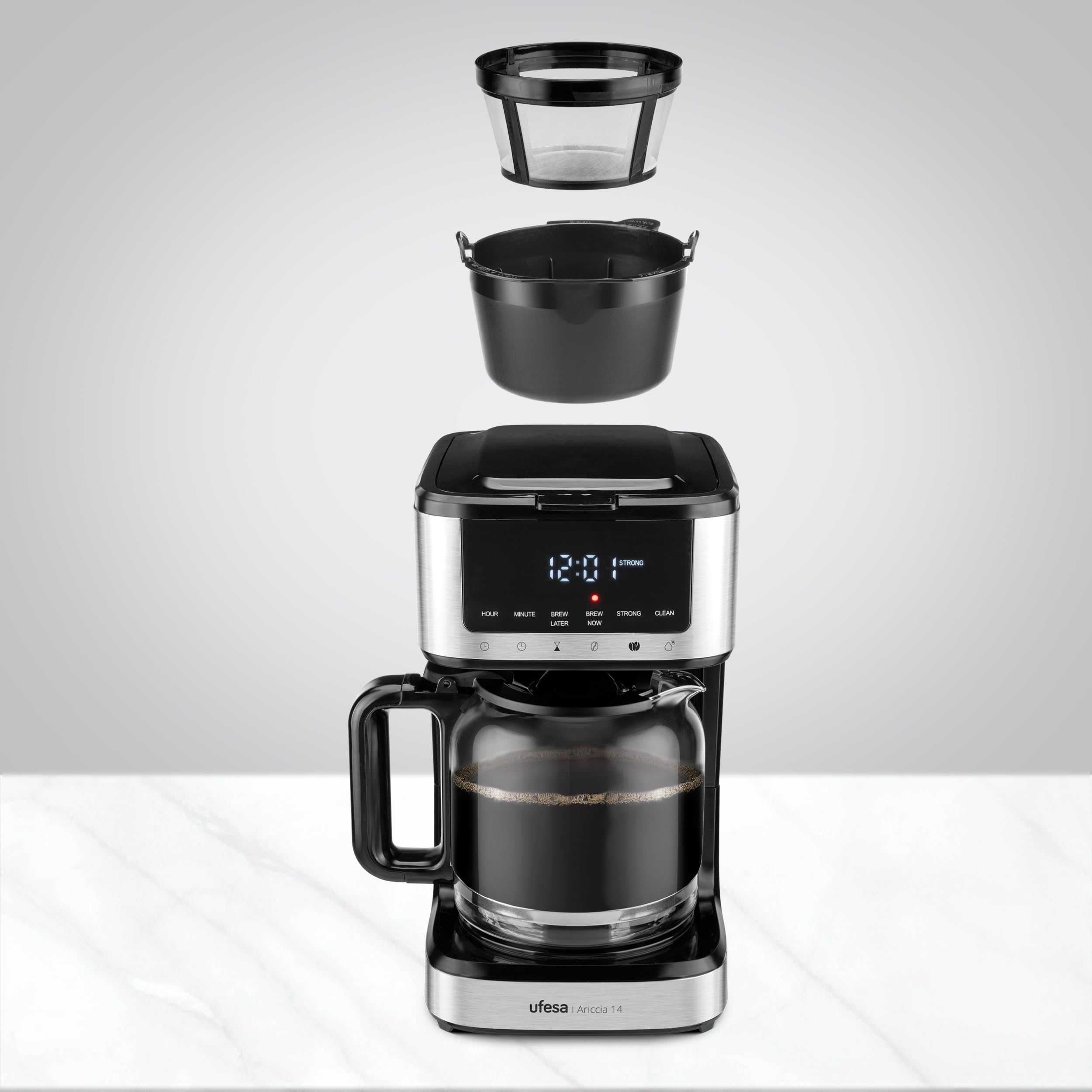 Ufesa Ariccia Macchina Caffè Filtro 14 Tazze 1,8 L