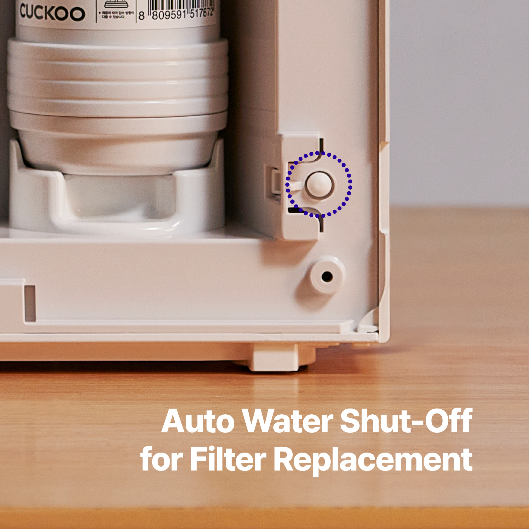 Cuckoo Nano+ CP-AKN011 Purificatore Acqua Slim Senza Serbatoio